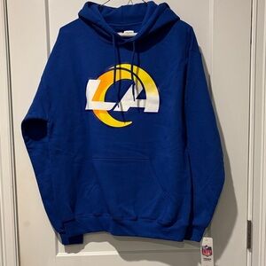 Los Angeles Rams Hooded Sweatshirt Medium